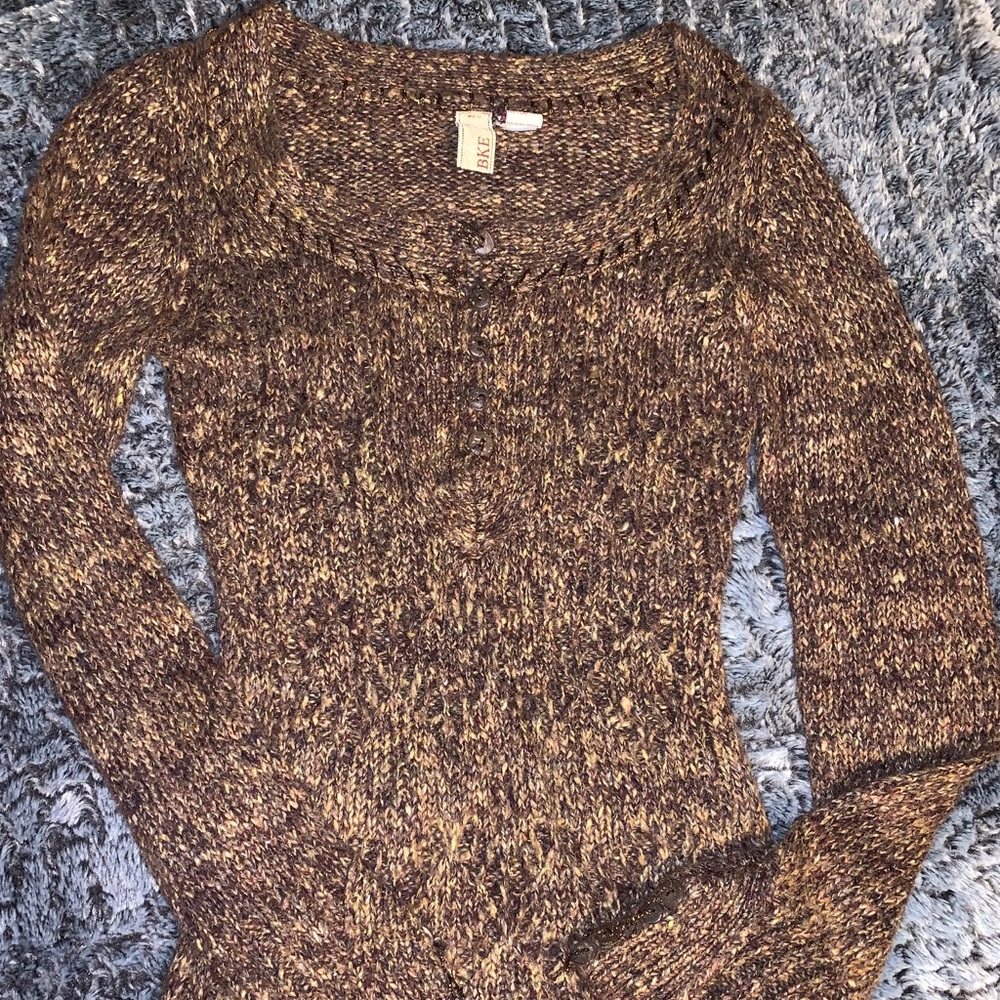 BKE brown sweater size S